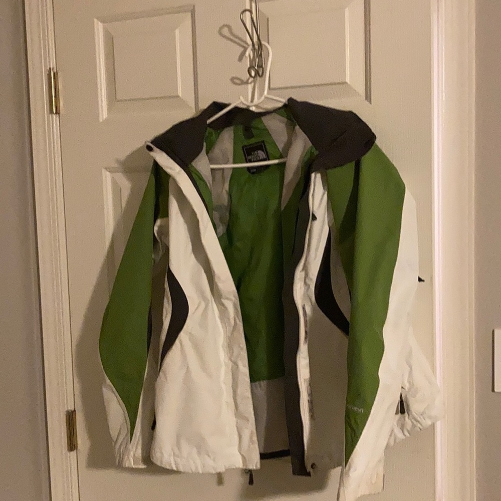 Hooded north face jacket